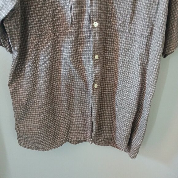Woolrich‎ Men's Short Sleeve Button Down Size XL 100%Cotton - Picture 3 of 13